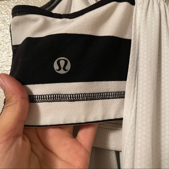 LULULEMON No Limits Tank White/Black - Picture 4 of 5